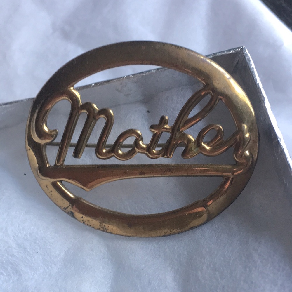 COPY - Vintage written script Mother Pin